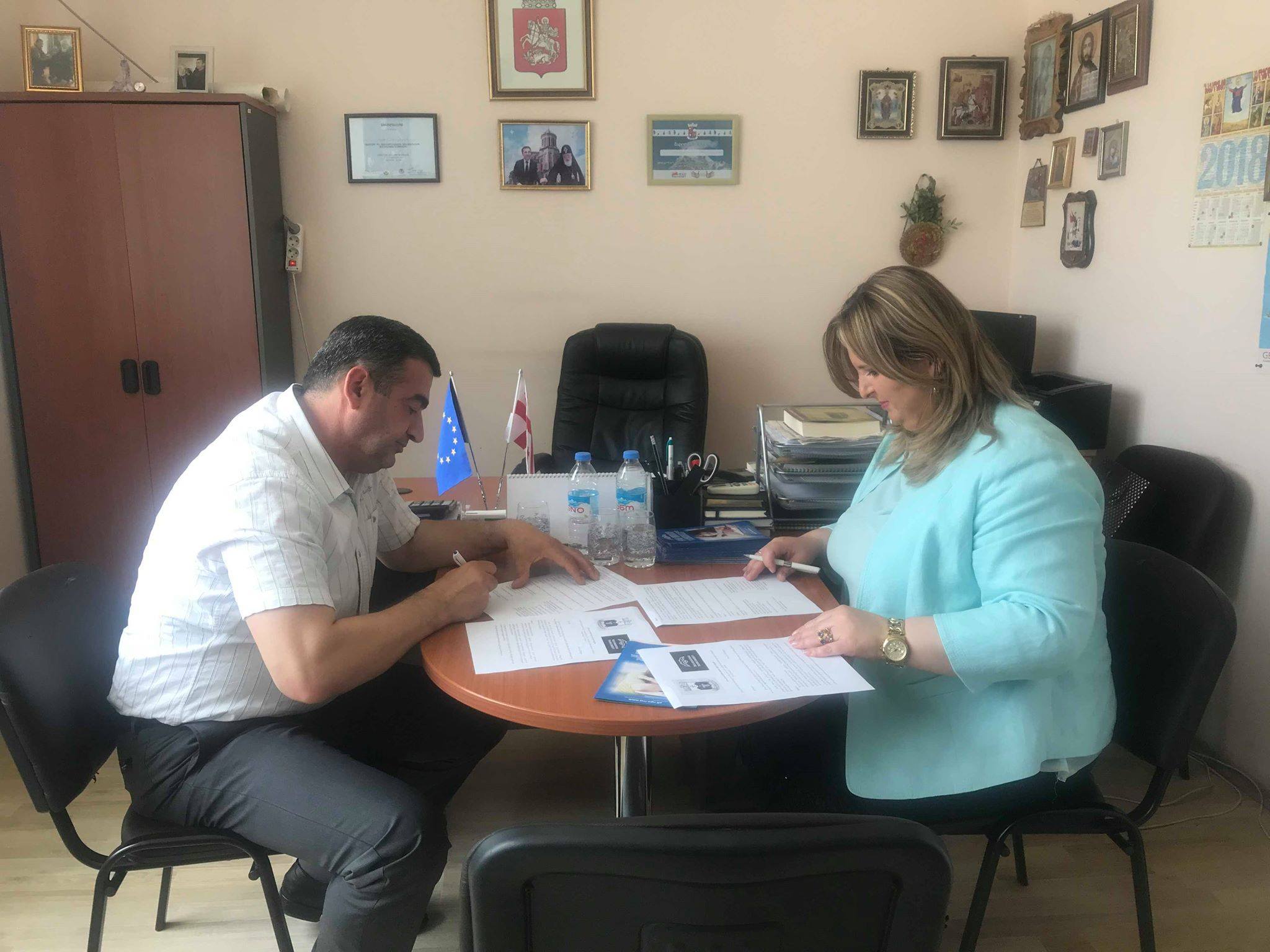 Меморандум о сотрудничестве подписан между THU и муниципалитетом Ахалгори