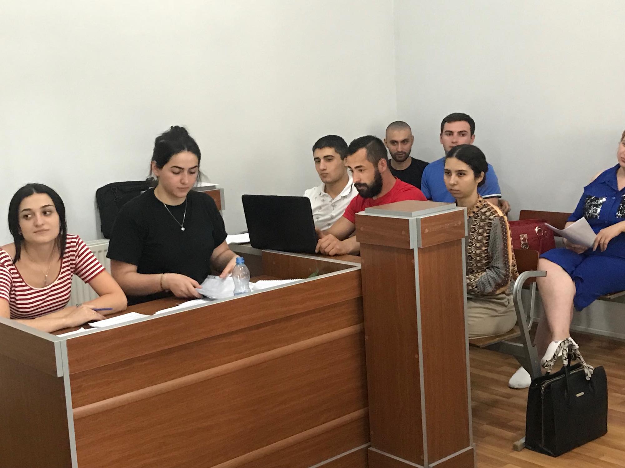 თბილისის ჰუმანიტარულ უნივერსიტეტში გაიმართა იმიტირებული სასამართლო პროცესი
