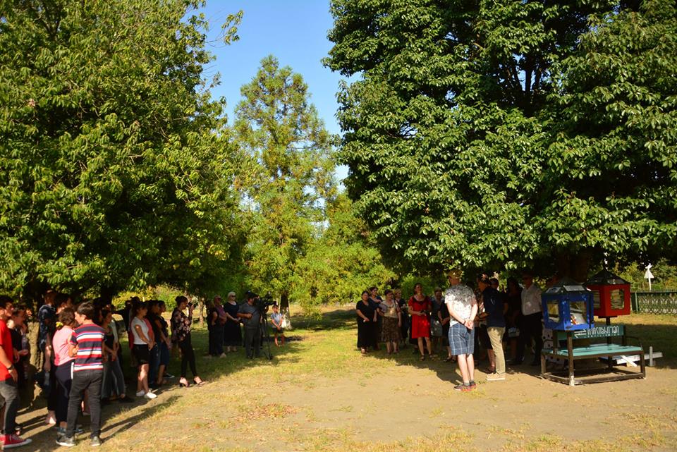 თჰუს დახმარებით ორსანტიაში ულამაზესი სკვერი–ბიბლიოთეკა მოეწყო