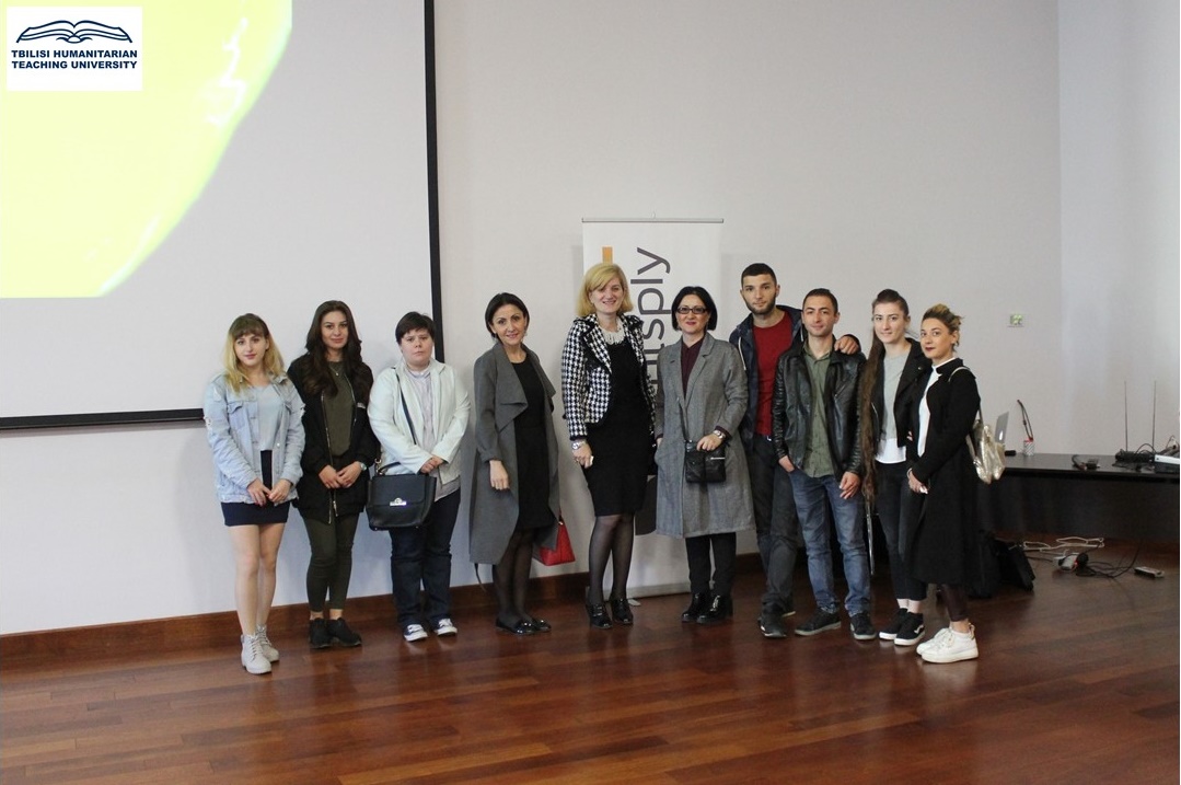 Students and Lecturers of the Faculty of Health Care at Tbilisi Humanitarian University attended the lecture course