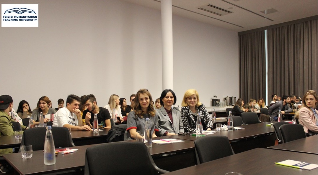 Students and Lecturers of the Faculty of Health Care at Tbilisi Humanitarian University attended the lecture course