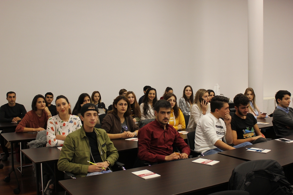 Students and Lecturers of the Faculty of Health Care at Tbilisi Humanitarian University attended the lecture course