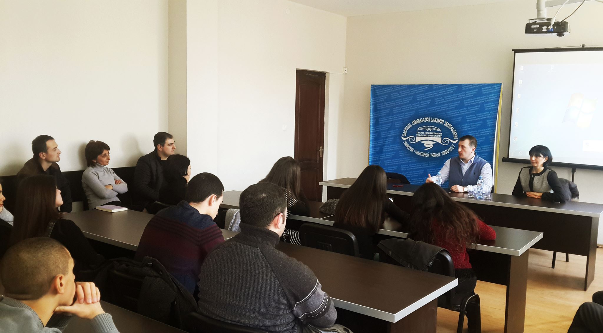 On January 22, 2019, Mr. George Burjanadze, Deputy Public Defender of Georgia visited THU