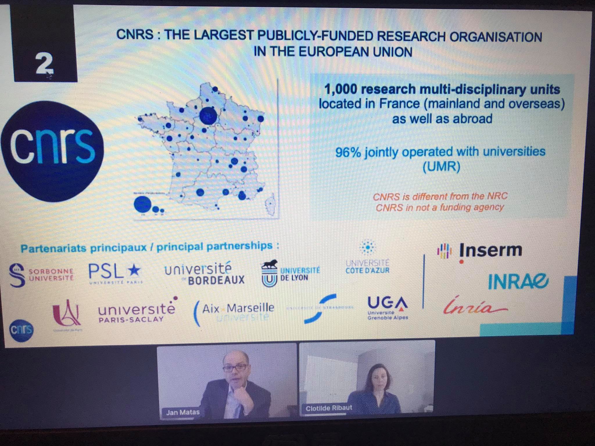 International Webinar  - European Research Days 2020