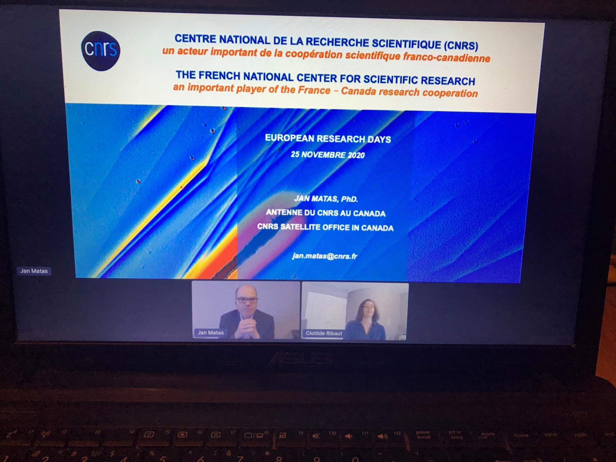 International Webinar  - European Research Days 2020