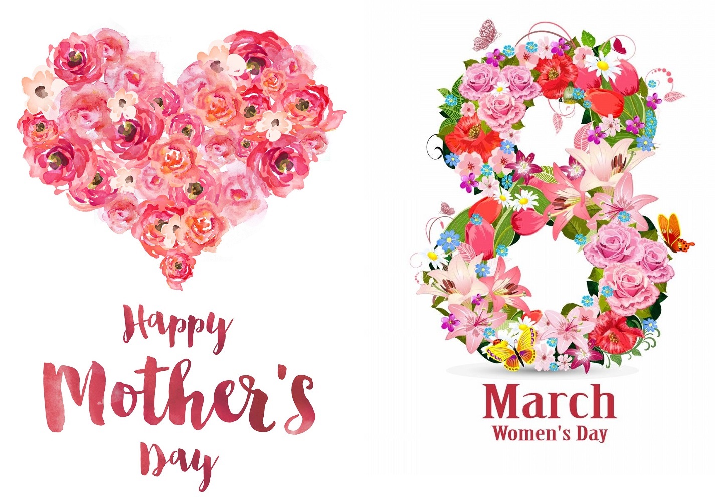 March 3 - Mother's Day and March 8 - International Women's Day - are holidays!