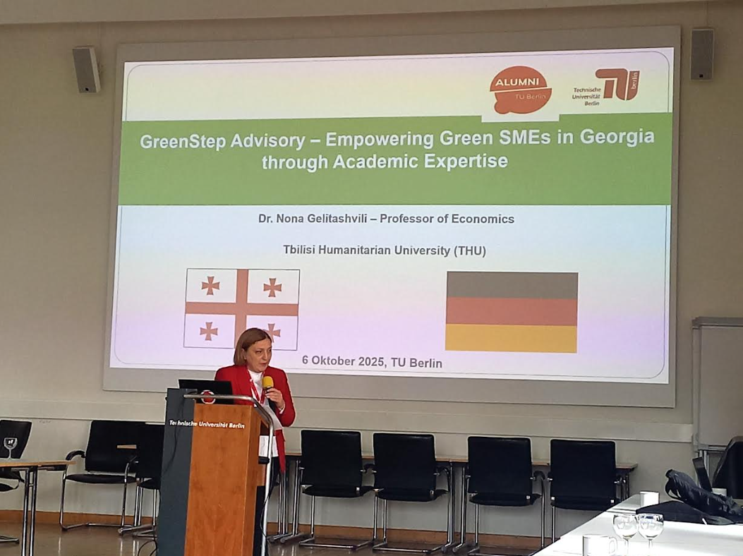 Professor Nona Gelitashvili Participates in the International Alumni Seminar “Green Economy: Sustainable Innovation and Entrepreneurship” at the Technical University of Berlin