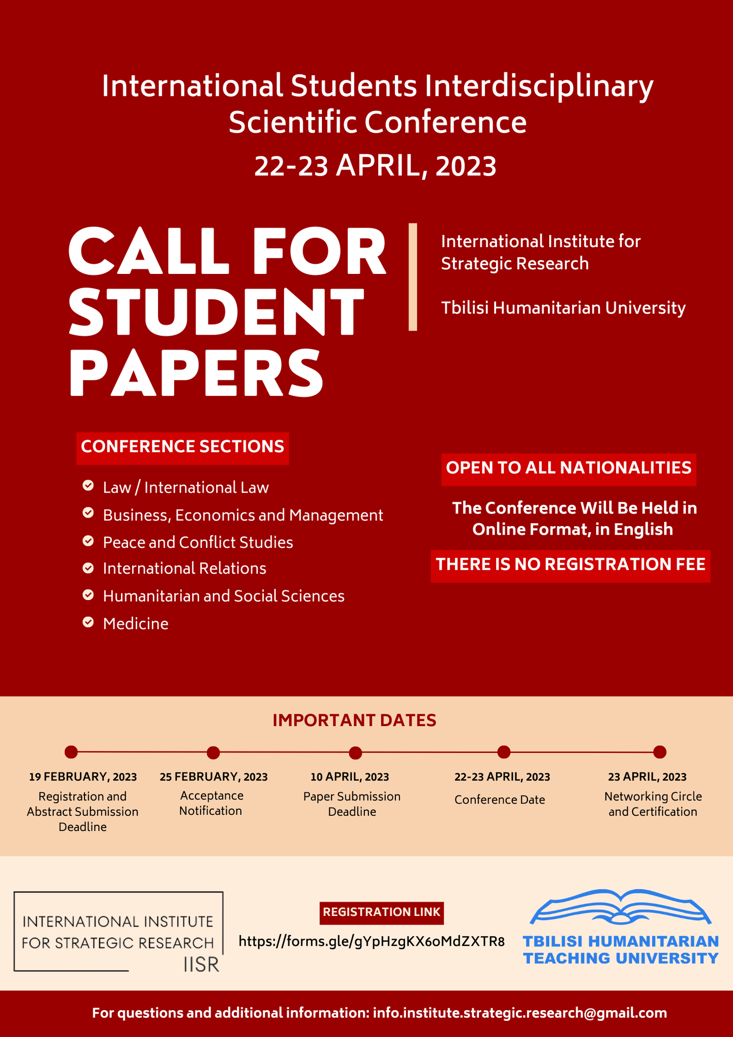 International Students Interdisciplinary Scientific Conference