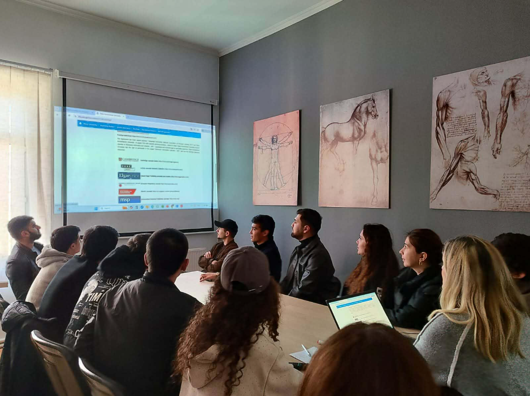 საინფორმაციო შეხვედრა ბიბლიოთეკაში მობილობით გადმოსული სტუდენტებისთვის