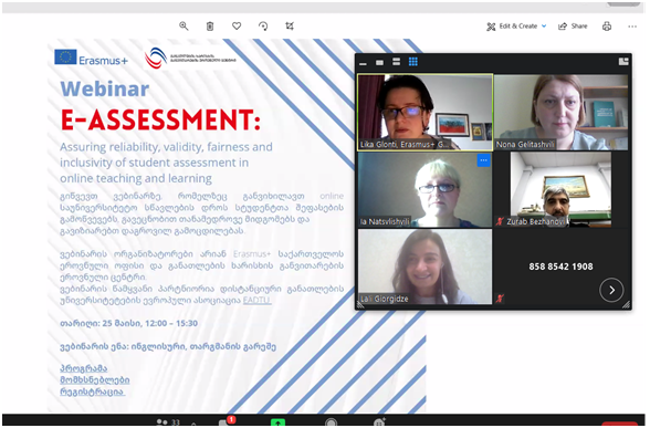 Webinar on Student ONLINE Assessment